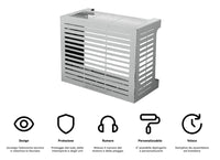 Copri Condizionatore 96x52x82 cm in Alluminio Classic L Bianco