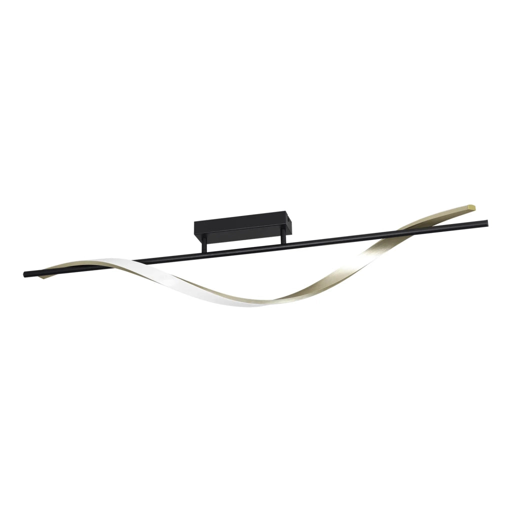 Plafoniera Moderna Conaprato Alluminio Ottone Plastiche Bianche Led 20W 2500Lm