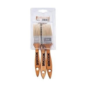 KIT 3 PENNELLI FIBRE SINTETICHE PER IDROPITTURA O RIFINITURE