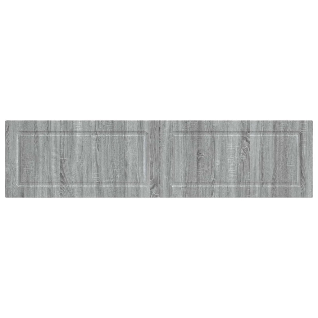 Testiera da Muro UTRECHT Sonoma grigio Legno ingegnerizzato 897811