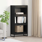 Armadio per Libri Rovere Nero 60 x 30 x 121 cm 886390