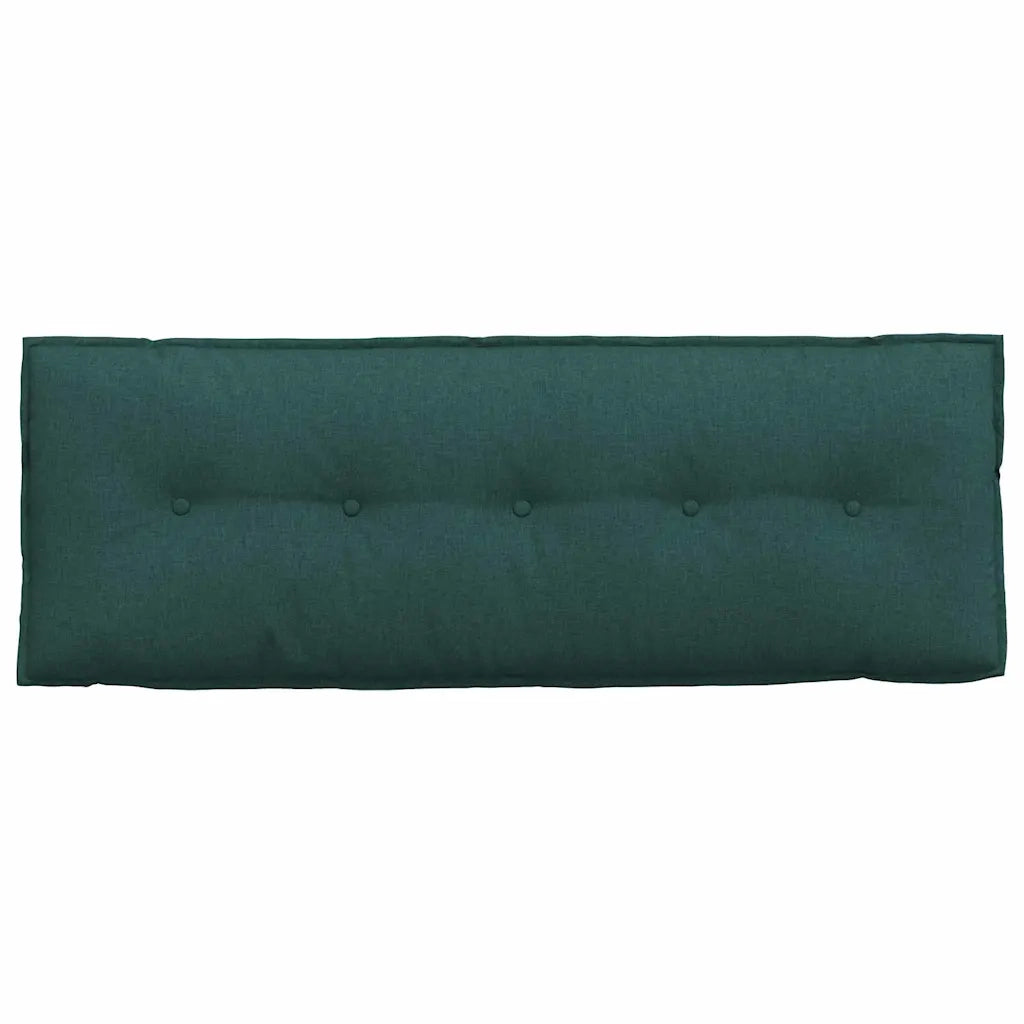 Cuscino per Schiena Verde Scuro 140 x 19 x 50 cm Tessuto 42014835