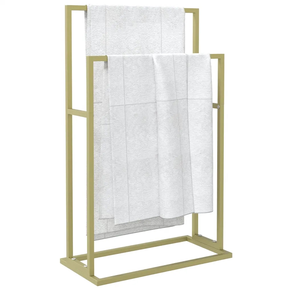 Portasciugamani da Pavimento Oro 48x24x78,5 cm in Ferro cod mxl 52924