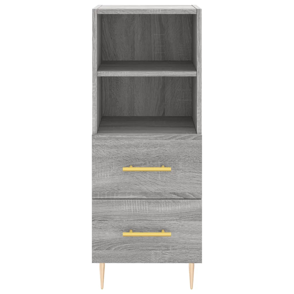 Credenza Grigio Sonoma 34,5x34x180 cm in Legno Multistrato 3198911