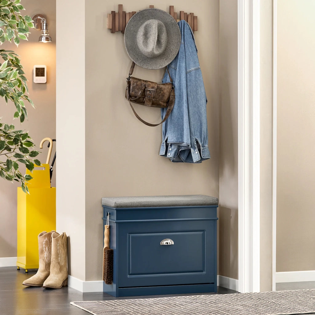 Scarpiera salvaspazio Slim, portascarpe salvaspazio Regolabili blu L60*P24*A52 cm FSR82-K-B