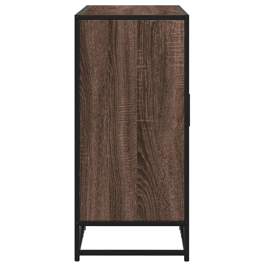 vidaXL Credenza Rovere Marrone 94x35x76 cm in Legno Multistrato