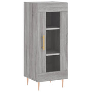 Credenza | Madia | Buffet da pranzo | Armadio da pranzo Grigio Sonoma 34,5x34x90 cm in Legno Multistrato