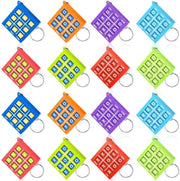 Tessere da Gioco per Bambini - Porta Chiavi - Leggero - Portatile - Regalo per Bambini - Giochi per Bambini - Mini Gioco - Dim. ca. 4,5 x 5,7 cm