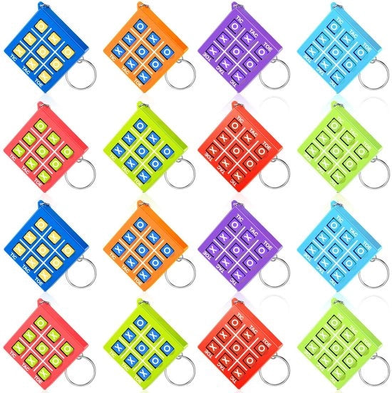 Tessere da Gioco per Bambini - Porta Chiavi - Leggero - Portatile - Regalo per Bambini - Giochi per Bambini - Mini Gioco - Dim. ca. 4,5 x 5,7 cm