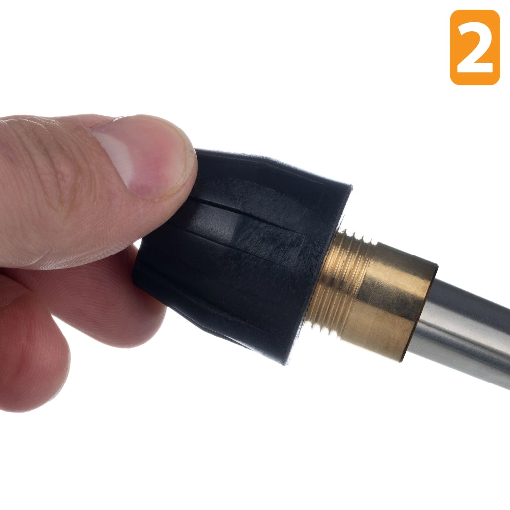 Lancia Angolare di Ricambio compatibile con Idropulitrice Kärcher K – 160 Bar, 300 mm + 400 mm, Filettatura M18x1,5