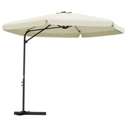 Ombrello | Parasolne da Giardino con Palo in Acciaio 300 cm Bianco Sabbia