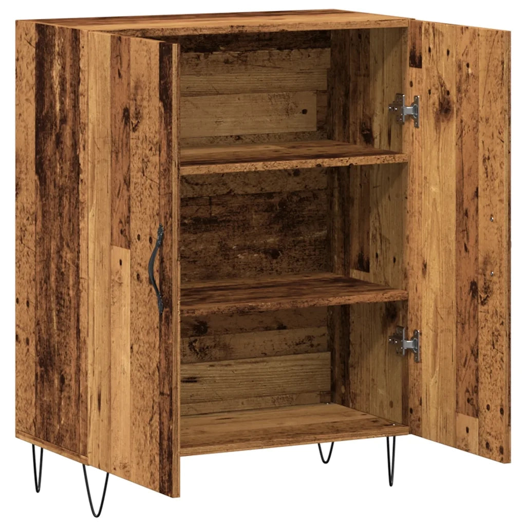 Credenza-Buffet-Armadio da cucina Legno Antico 69,5x34x90 cm in Legno Multistrato 513975
