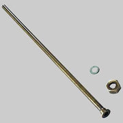 TUBO LISCIO PER MONOCOMANDO CON CALOTTA BRONZATO  cm 40 con dado 1/2     MADE IN ITALY
