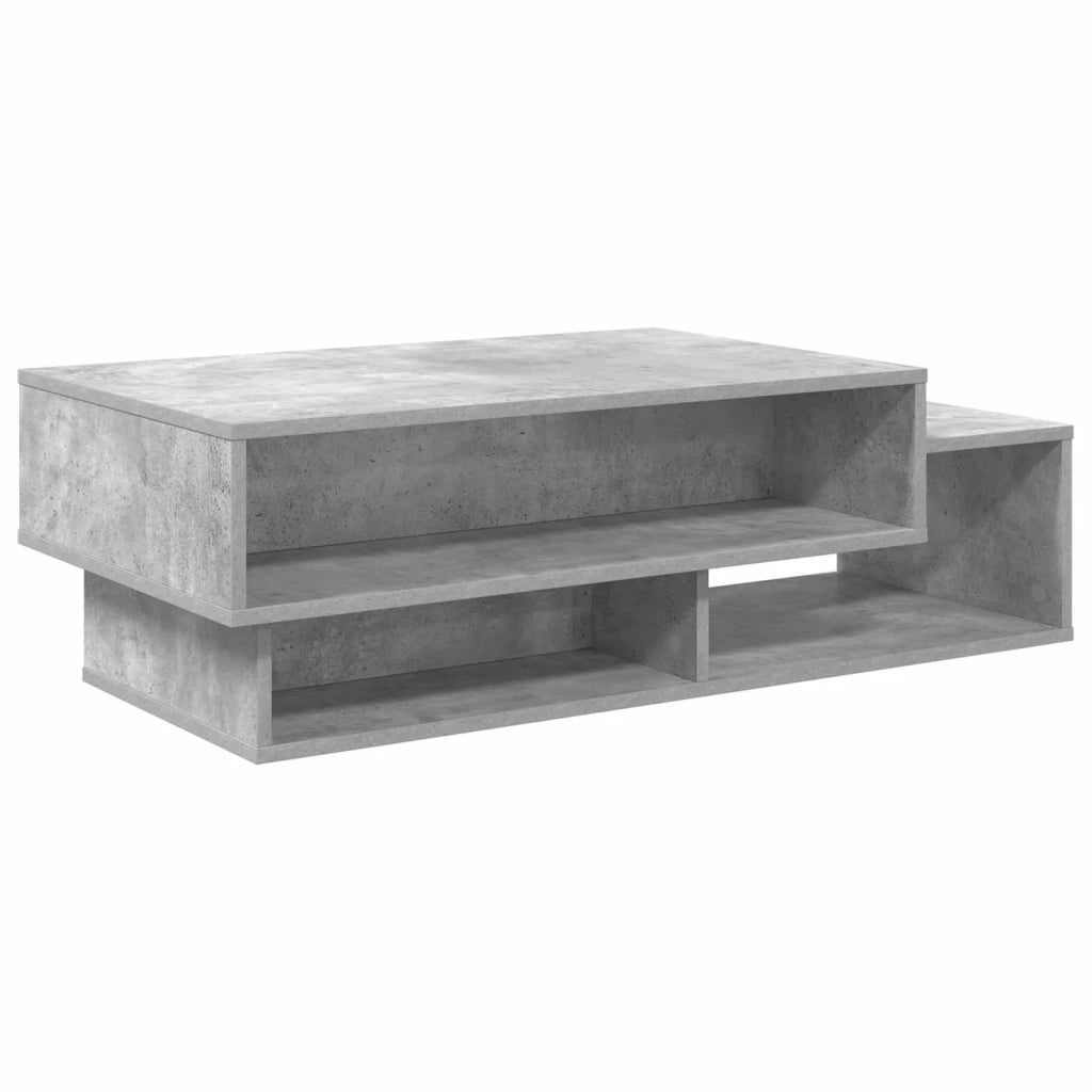 Tavolino da salotto Grigio cemento 105 x 50 x 32,5 cm 8000207