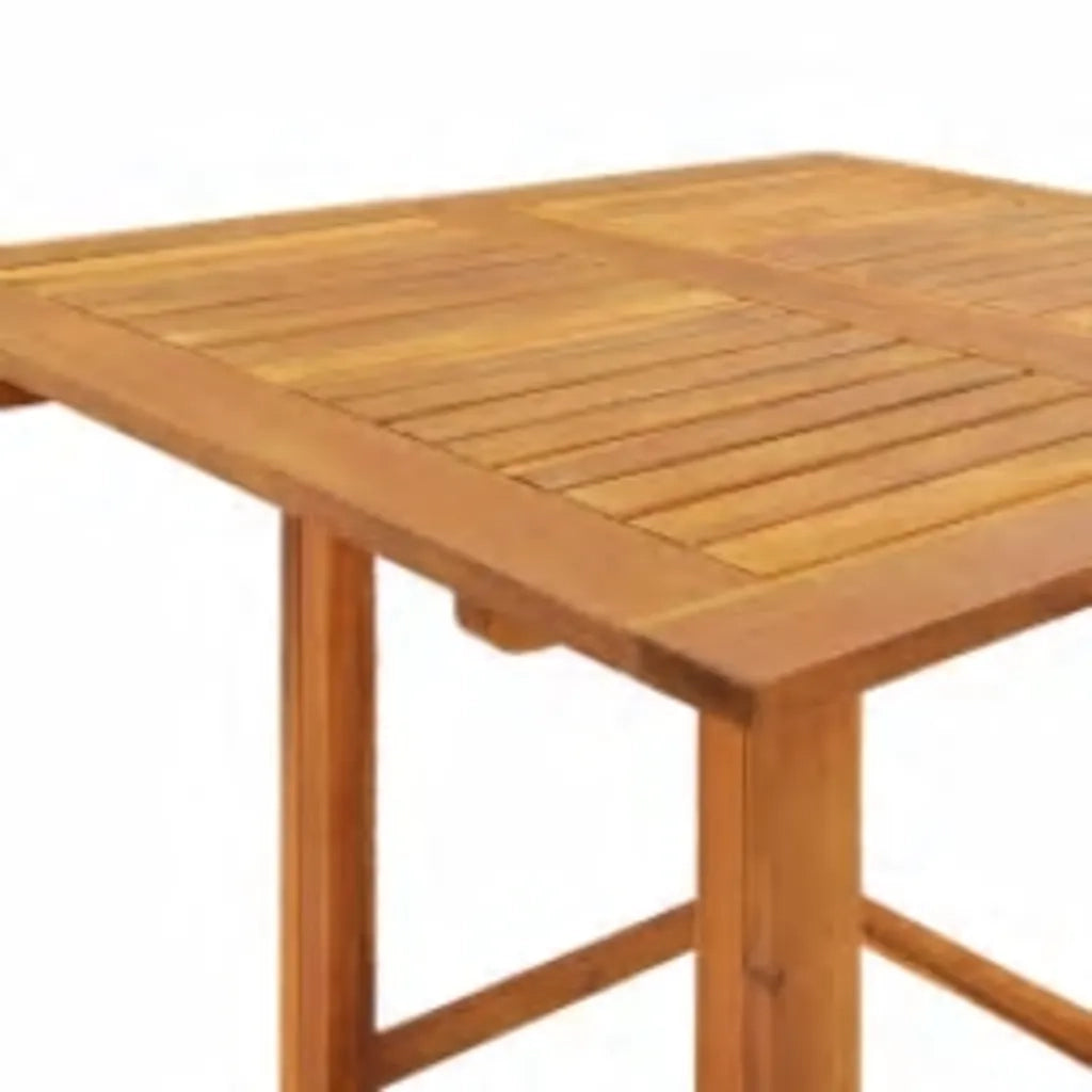 Tavolo da Bistrot 75x75x110 cm in Legno Massello di Acacia 319187