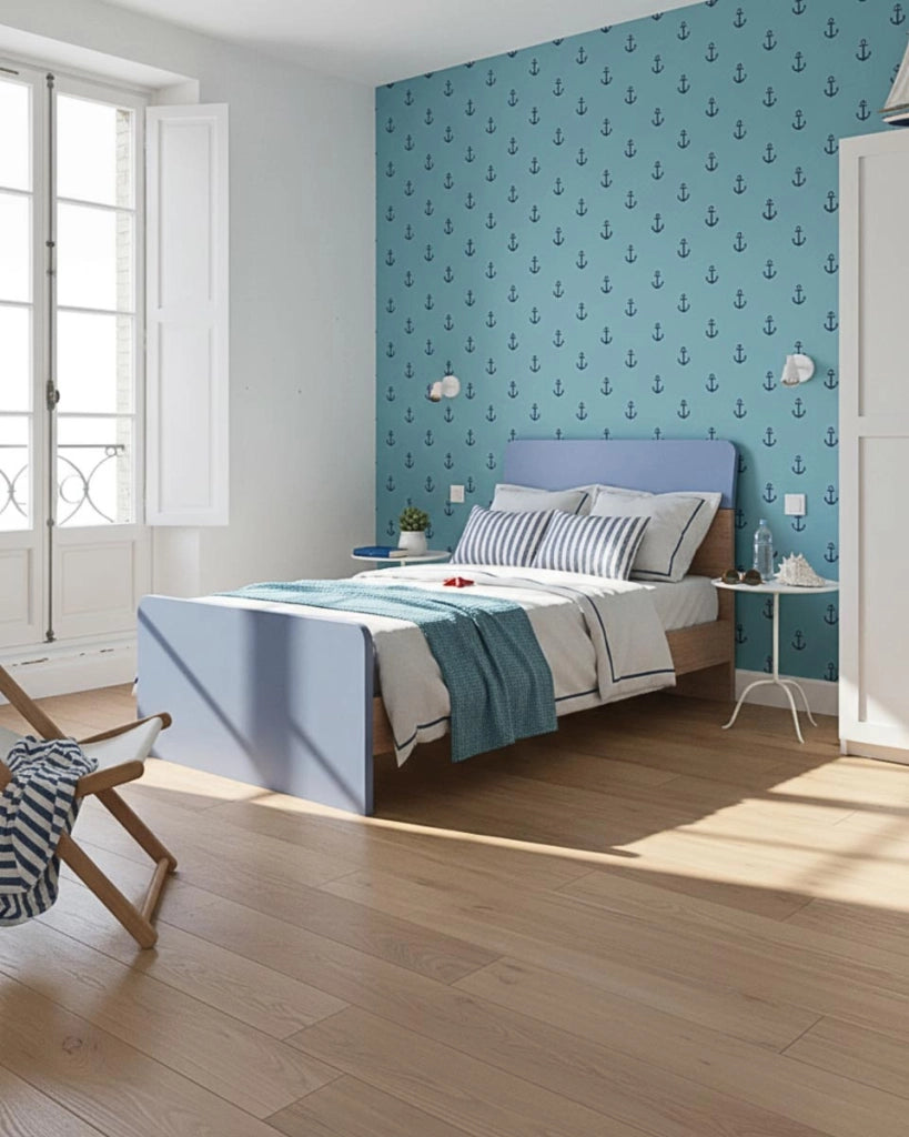 Letto Comby con fascioni e pediera - Letto una piazza e mezzo 127 x 197 - Struttura virginia e avio - Rete e materasso esclusi_