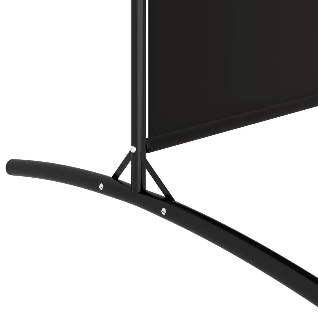 Divisorio a 3 Pannelli Nero 525x180cm in Tessuto 350281