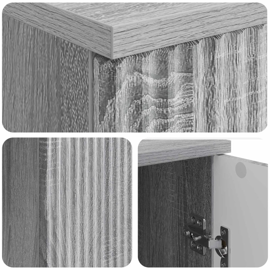 Scrivania Grigio Sonoma 142,5 x 50 x 75 cm Legno ingegnerizzato 3414627