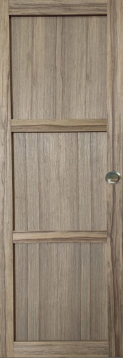 Porta Scorrevole Frake in Legno 3 Ante H204 x L83 e 2 Gusci senza maniglia