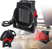 Ventilatore a riscaldamento portatile - Riscaldamento elettrico 2000W - Stile e sicurezza con protezione contro sovraccaloramento