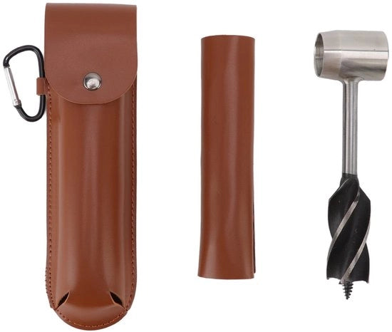 Manuale a Mano per Legno - Multifunzione - Protezione in Pelle PU - Lunghezza 160 mm - Manuale per Legno