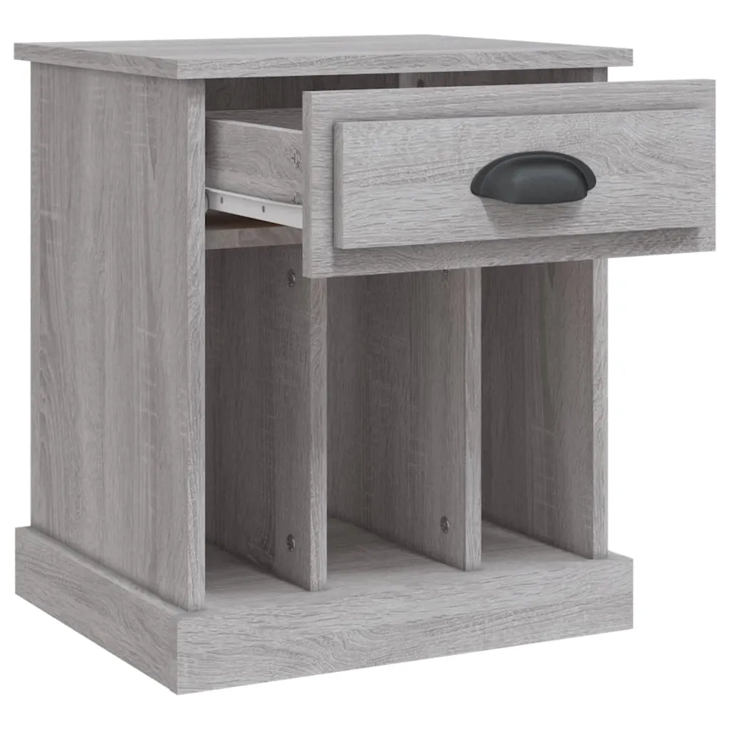 Comodino Grigio Sonoma 43x36x50 cm 816356