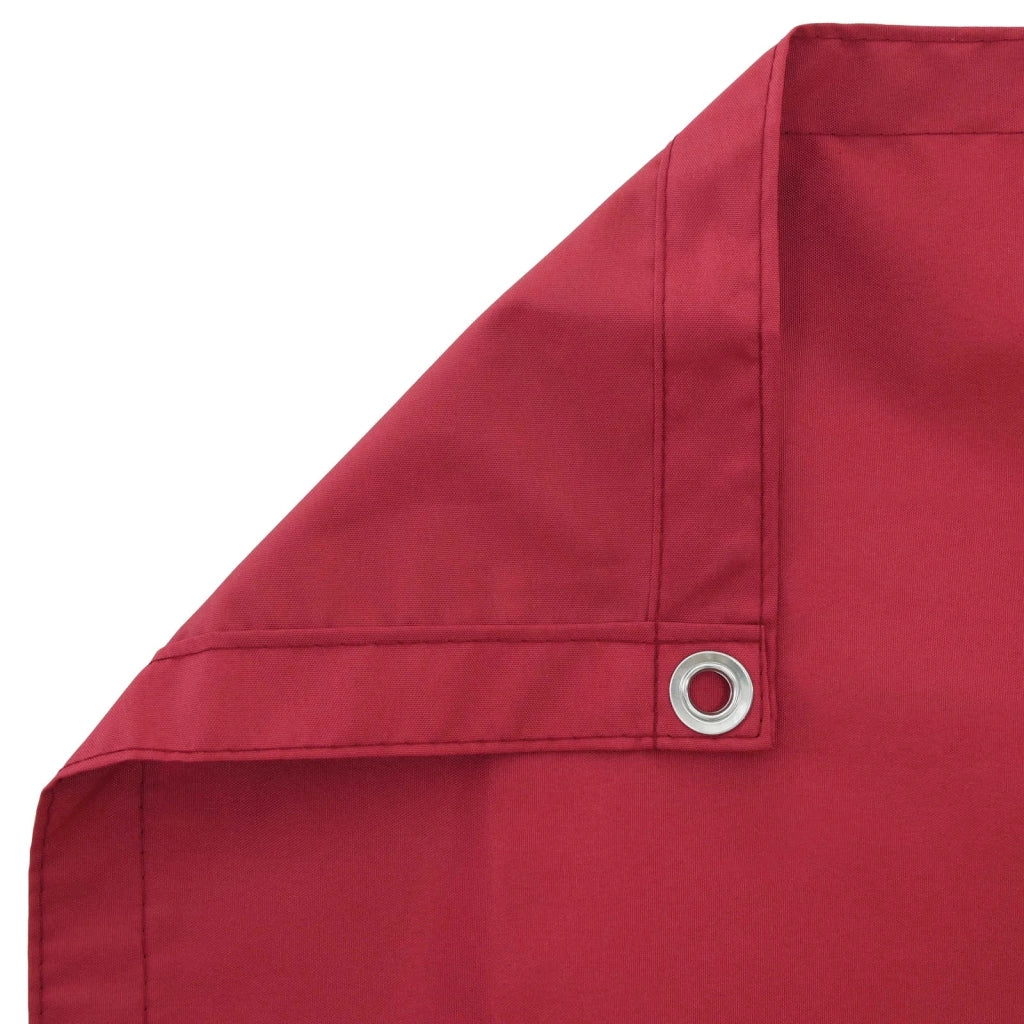 Schermo da balcone | Paravento da Balcone Rosso 110 x 1000 cm Tessuto Oxford