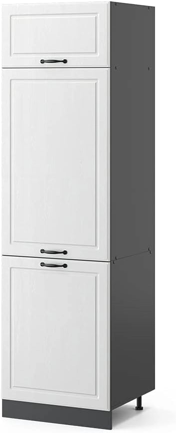 Armadio frigorifero R-Line, Bianco casa di campagna, 60 cm, per la libera combinazione all'interno di sistemi cucina modulari
