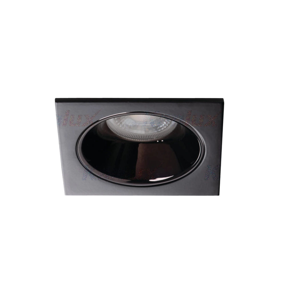 Faretto incasso Kanlux GLOZO quadrato nero GU10 10W