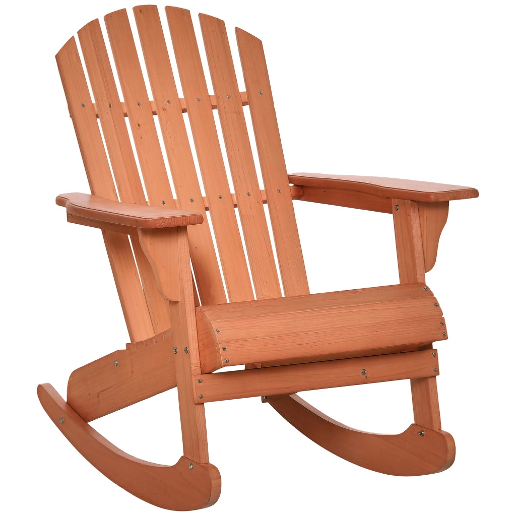 Sedia Adirondack per Giardino e Terrazza ¨C Zephmum ¨C Legno Naturale Teca 77x94x97 cm 130kg