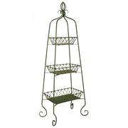 Scaffalatura metallica verde 76,8x47,5x195h