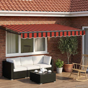 Tenda retrattile manuale con LED 2,5 x 2 m 3419345