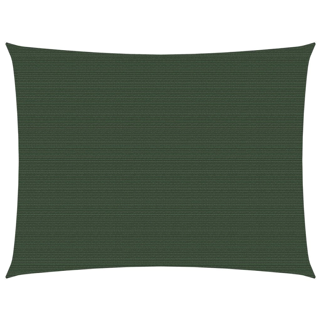Vela ombreggiante/ombrellone 160 g/m² verde scuro 2 x 3 m HDPE 02_0009411