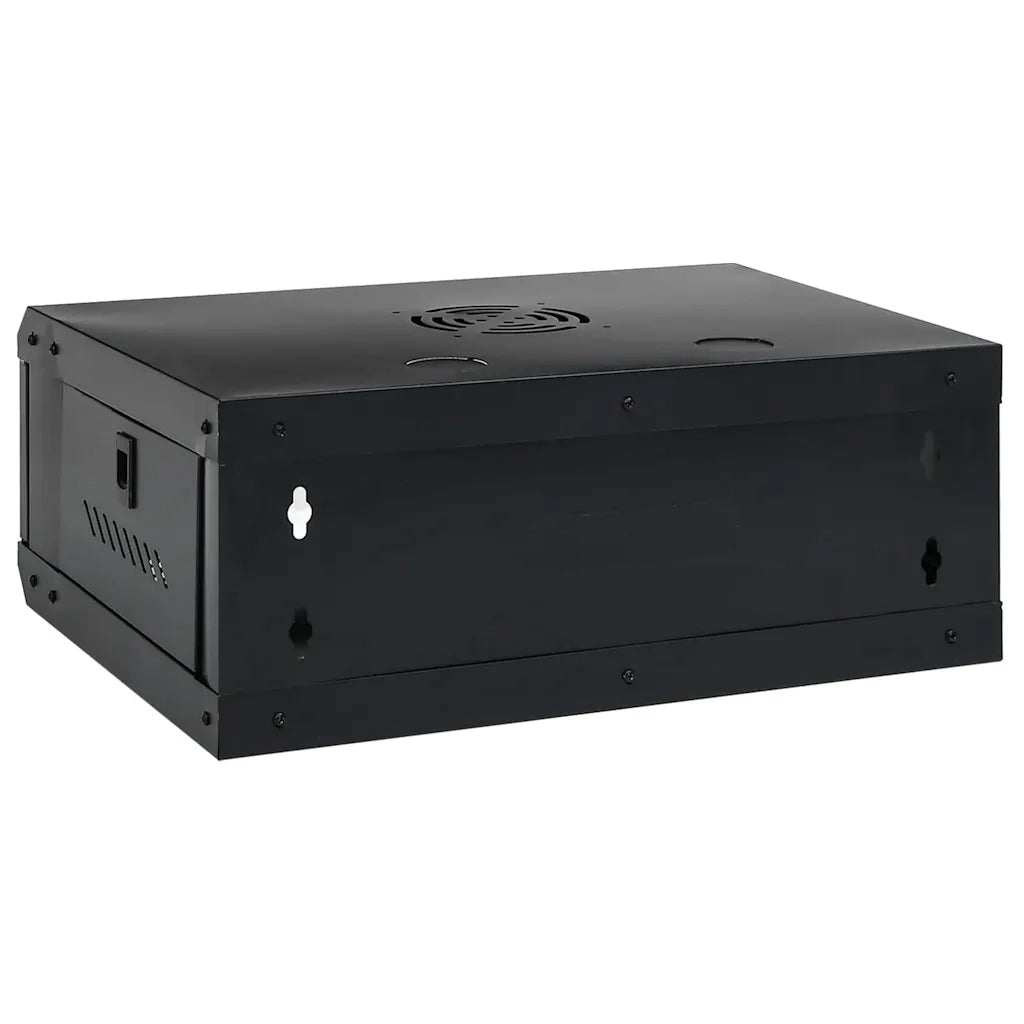 vidaXL Armadietto di rete Nero 53 x 35 x 21 cm Acciaio