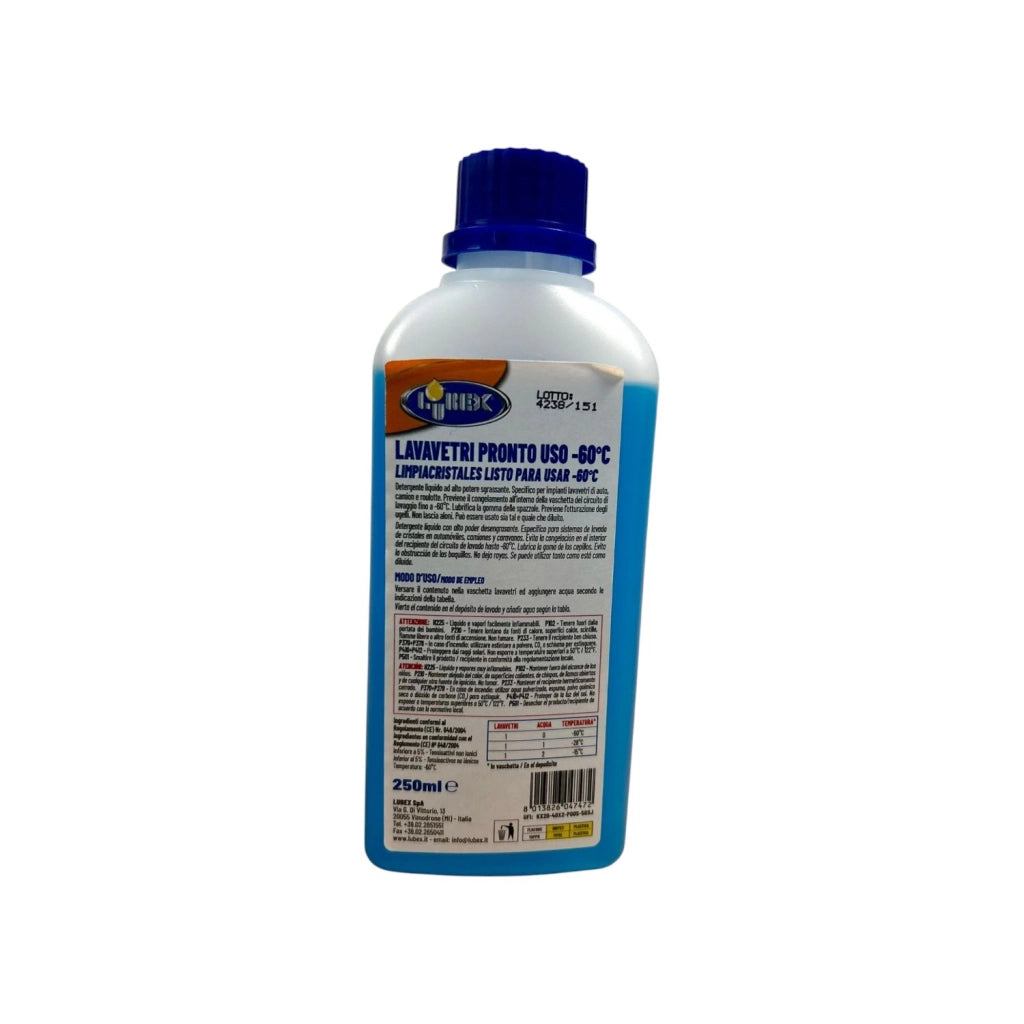 LAVAVETRI PER VEICOLI ANTICONGELANTE -60°C 1LT LUBEX