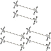 Organizzatore di cucina in argento - Supporto per forchetta - Supporto per coltelli e cucchiai - Supporto per cucchiai - Compacto - 2 pezzi
