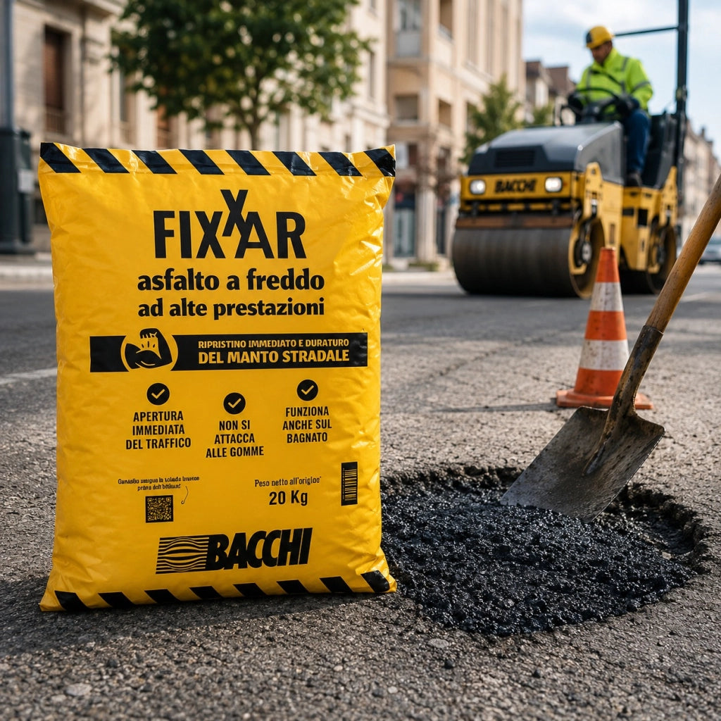 Bacchi fixxar asfalto a freddo ad alte prestazioni in sacco da 20 kg