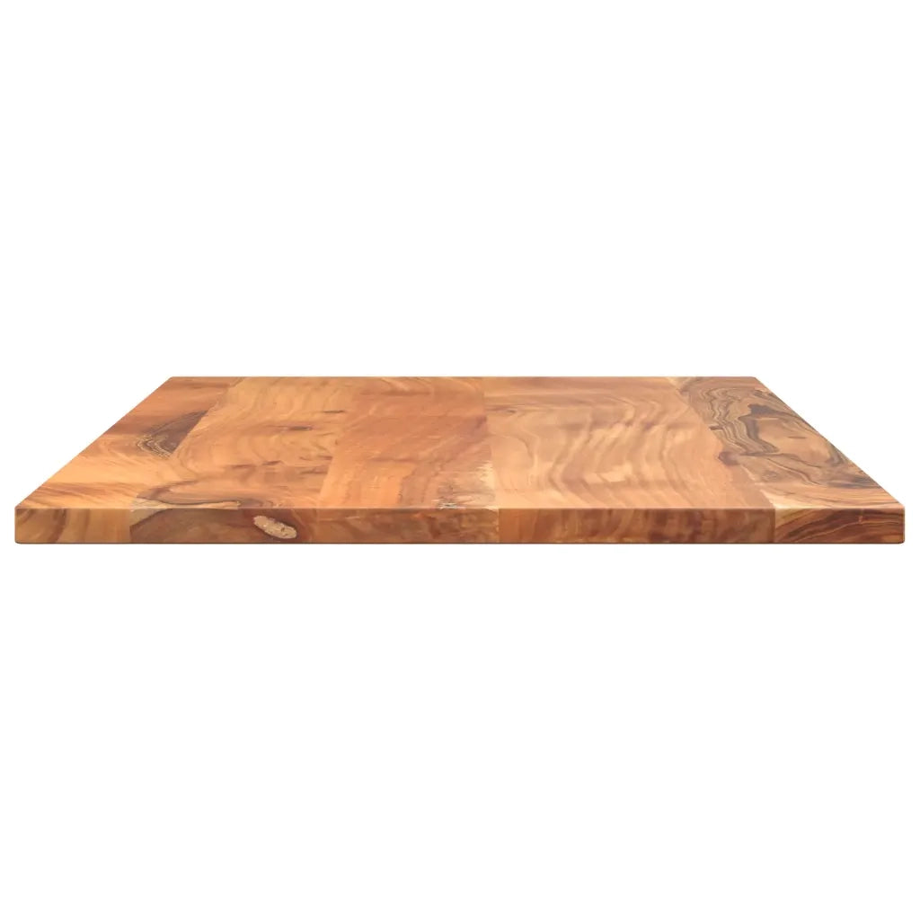 Piano Tavolo 90x70x3,8 cm Rettangolare Legno Massello Acacia 370999