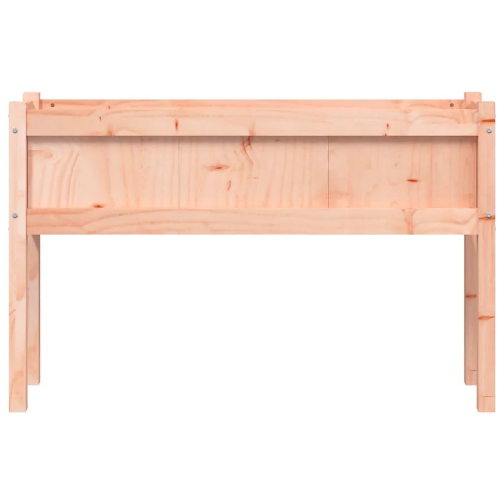 Vassoio per fioriera aiuola rialzata piante fiori giardino terrazze set di 2 con piedini in legno massello Douglas marrone 02_0039022