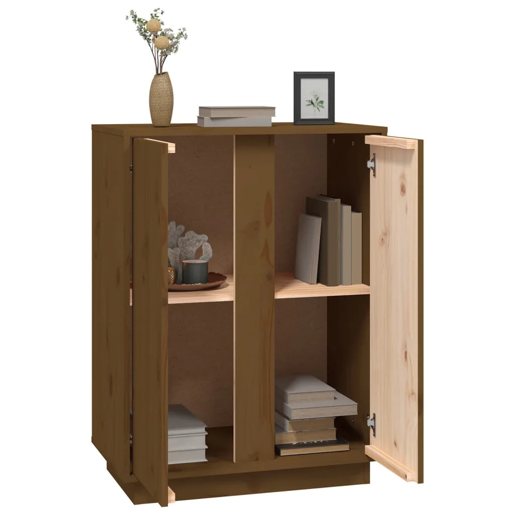 Credenza ambra 60x35x80 cm in Legno Massello di Pino 814492