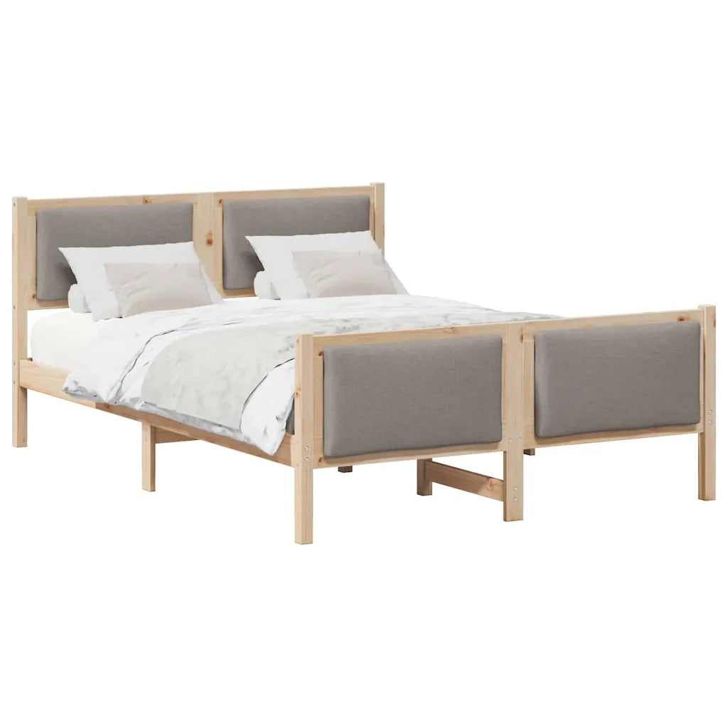 Struttura del letto con testiera Talpa 140 x 200 cm Tessuto 3394266