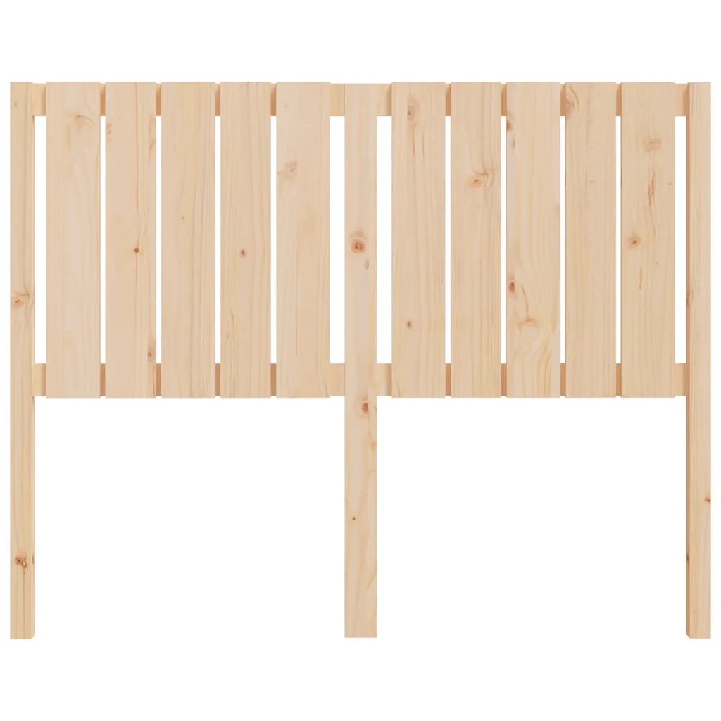 Testiera per Letto 125,5x4x100 cm in Legno Massello di Pino