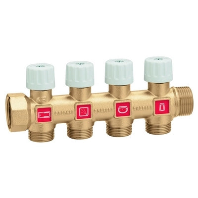 COLLETTORE COMPONIBILE CON RUBINETTI- 3/4 x 4 deriv.- CALEF- pezzi 1