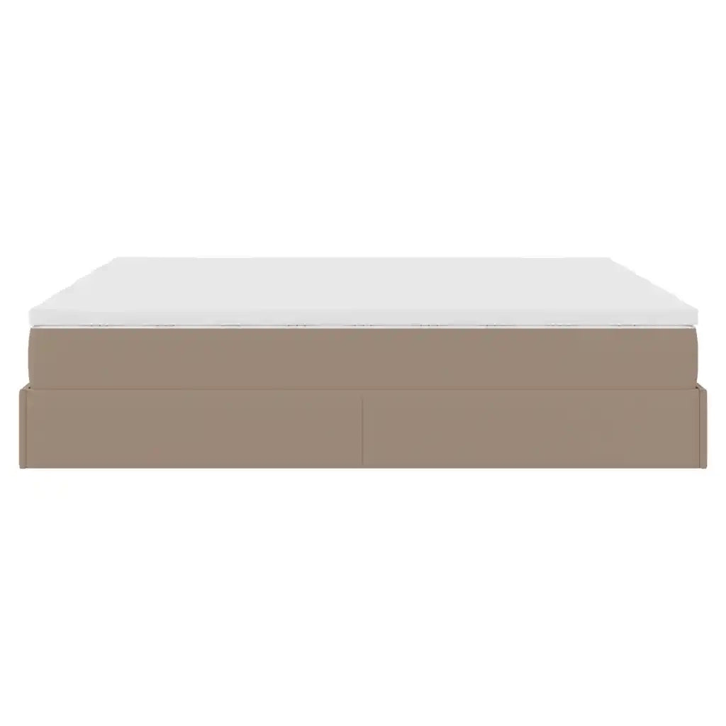 Struttura Letto Pouf con Materassi 180x200 cm Similpelle 3311228