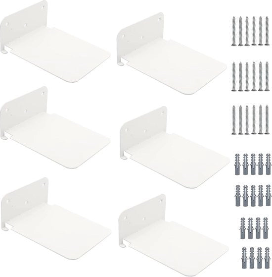 Set di Pareti Mobili da Parete da 6 - Scaglie Metalliche Minimaliste per Camera da Letto, Salotto e Cucina