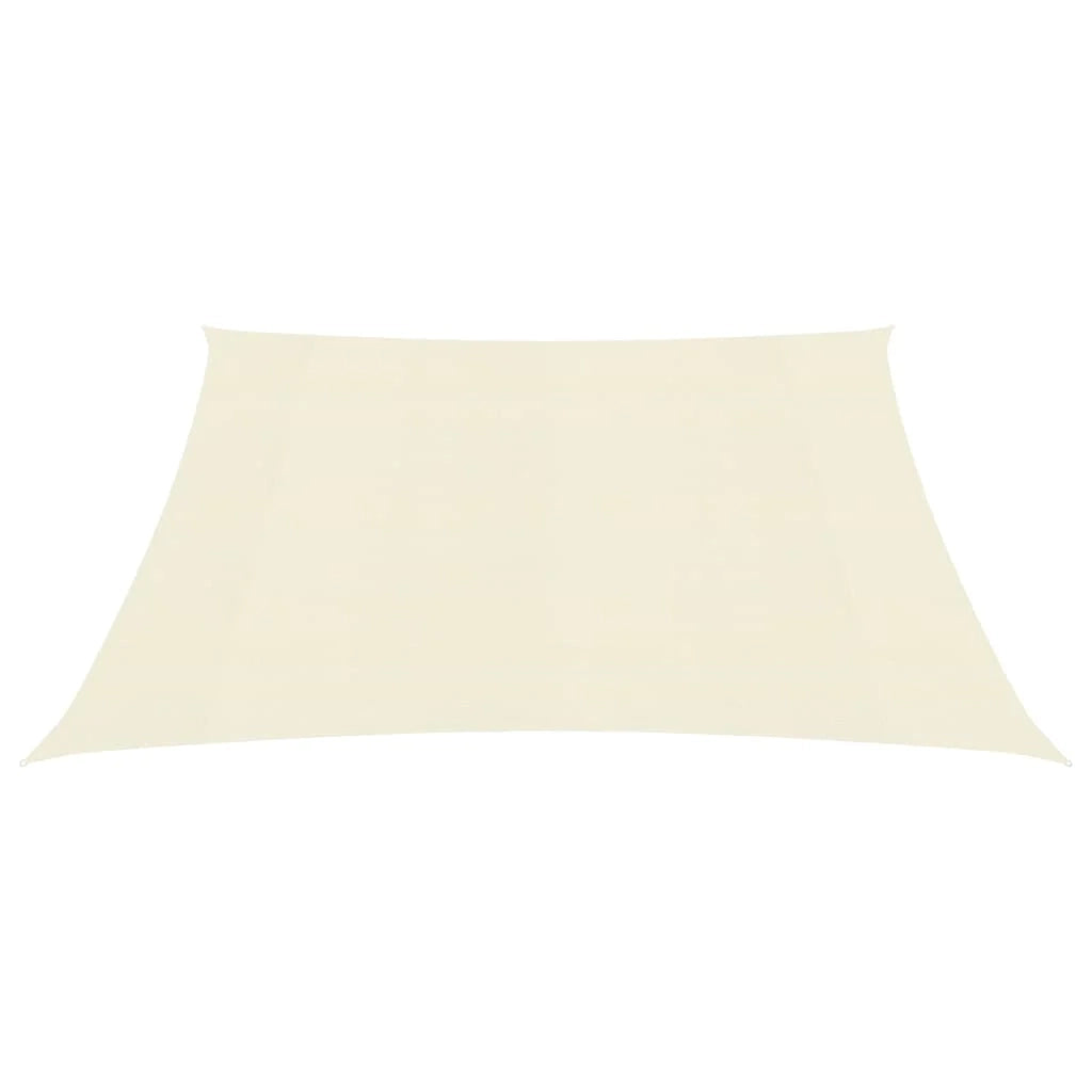 Vela ombreggiante/ombrellone 160 g/m² crema 3 x 3 m HDPE 02_0009080