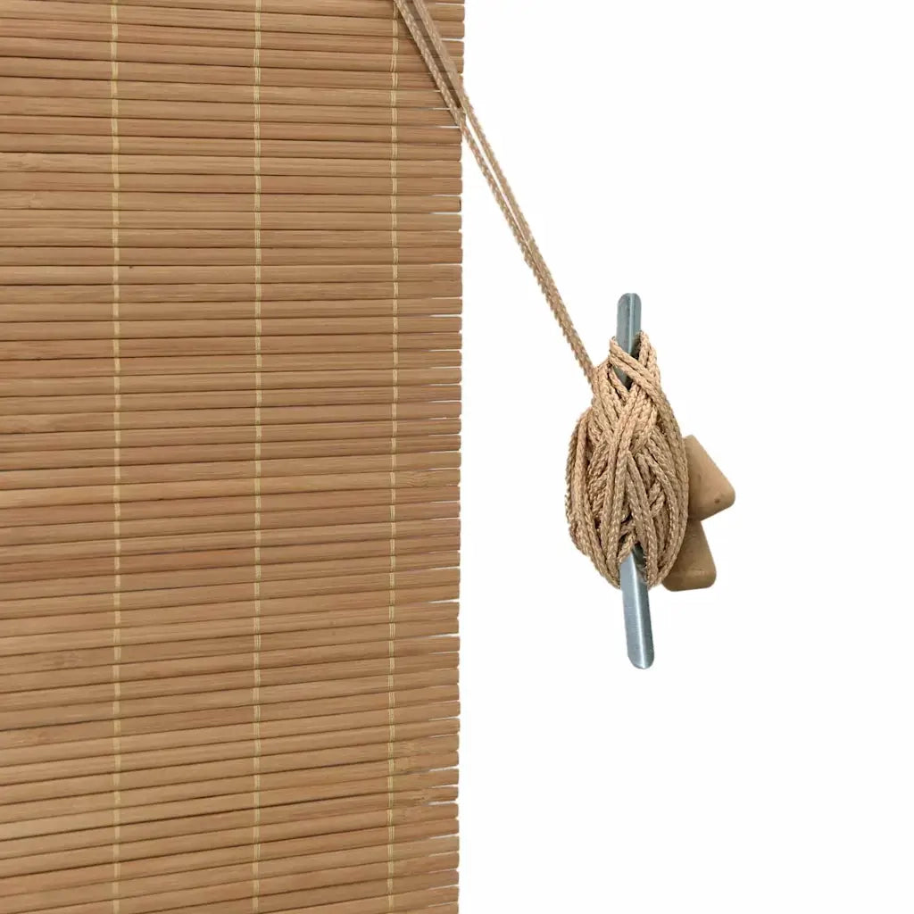 Tenda a rullo con tende Marrone 110 x 160 cm Bambù 42006854