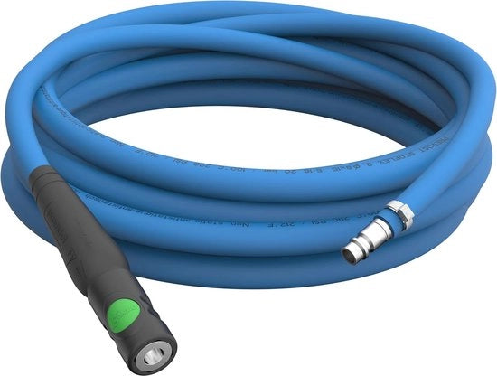 Serpentino per esterni da 7,5 m con protezione pieghevole e tubo in acciaio inossidabile Ø 8 mm
