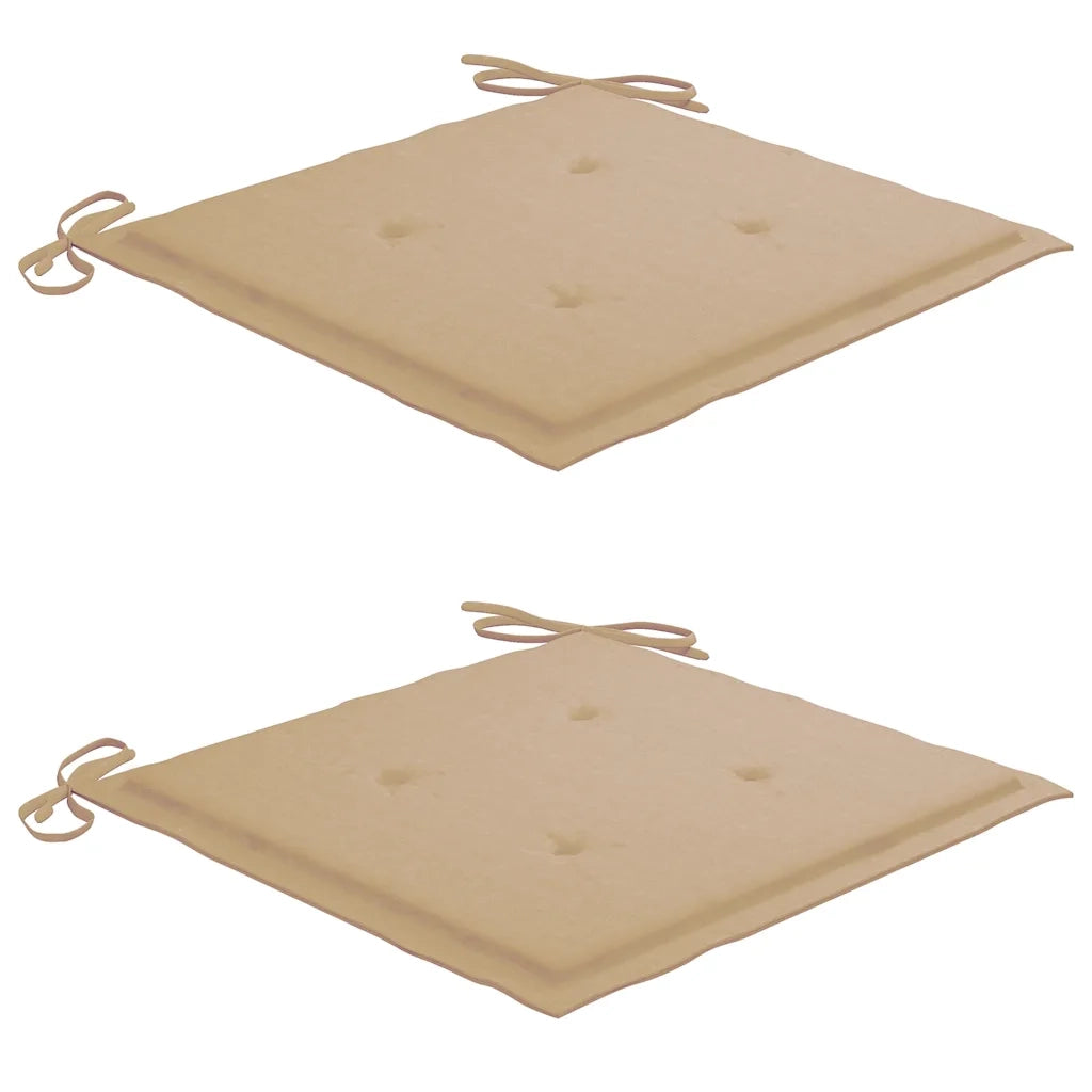 Sedie da Giardino con Cuscini e Tavolino in Massello di Acacia cod mxl 75789