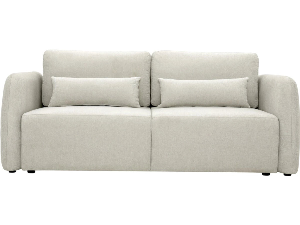 Divano a 3 posti in tessuto "Concorde", trasformabile in letto - Beige